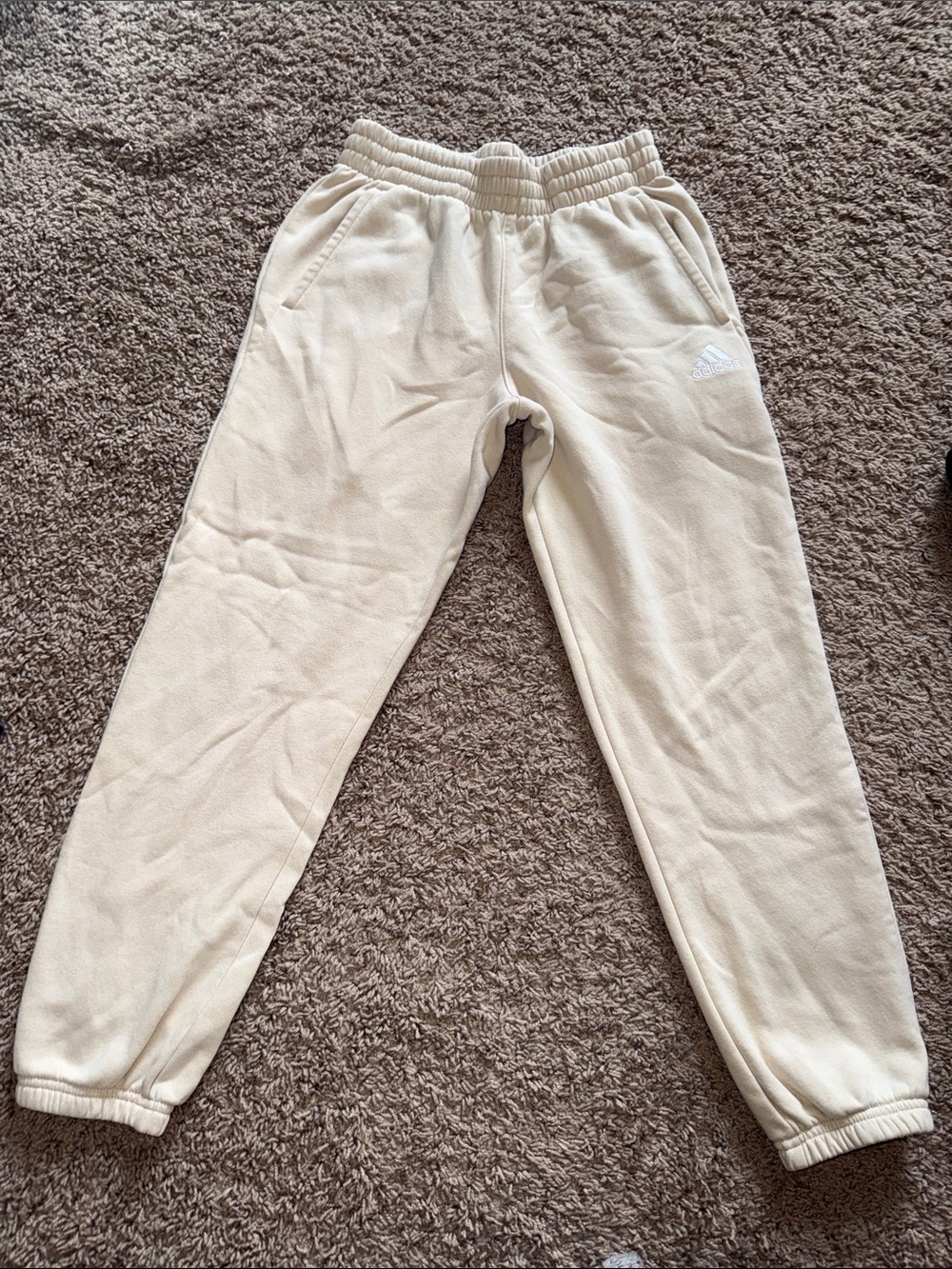 adidas Kids Cream Jogger Sweatpants